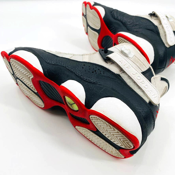 Air Jordan 6 Rings “He Got Game” (GS) Black University Red White Sz 6.5 Y Wmns 8 - Picture 15 of 15